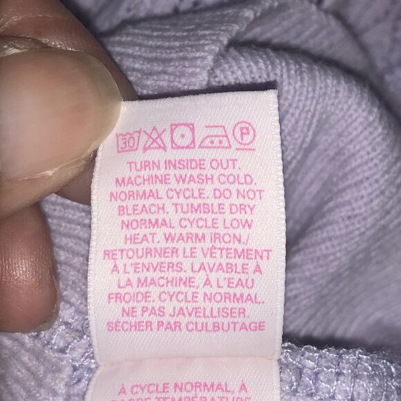 Victorias Secret Lilac Ribbed Textured Sweater Size XS/TP - Picture 14 of 16